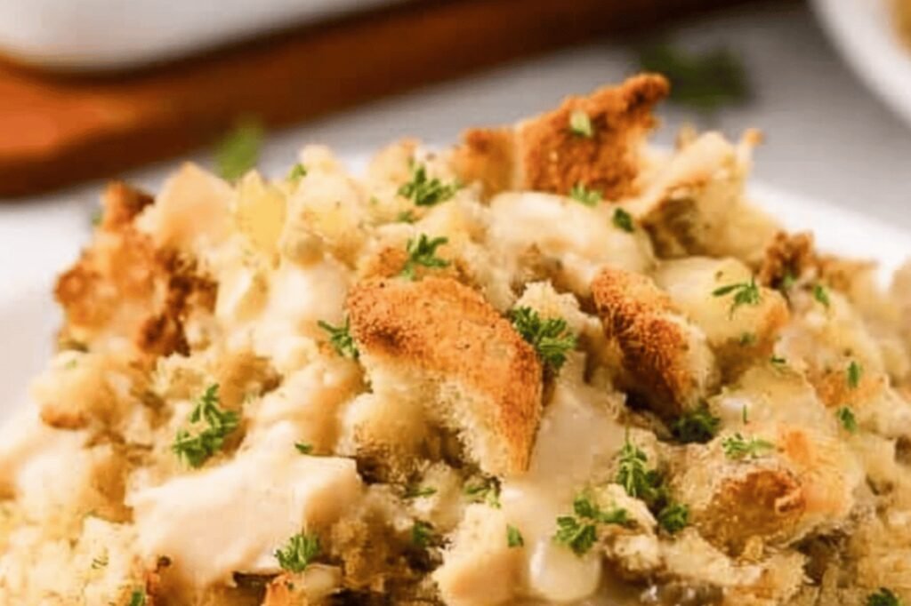 Easy Chicken Stuffing Bake for Busy Nights