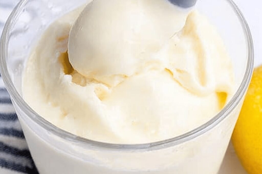 Easy Ninja Creami Lemon Curd Gelato