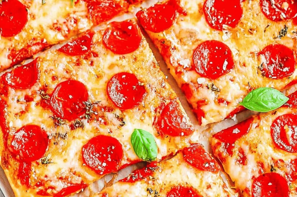 Easy Sheet Pan Pizza Recipe in 20 Minutes