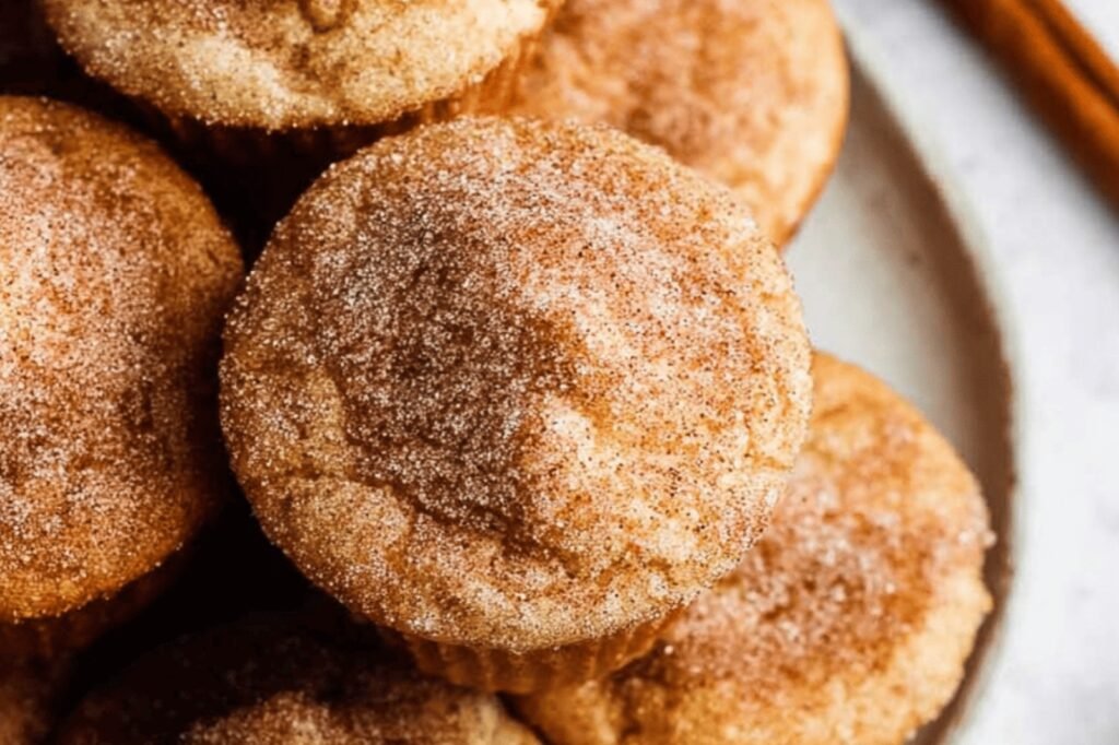 Easy Snickerdoodle Muffins with Cinnamon Sugar