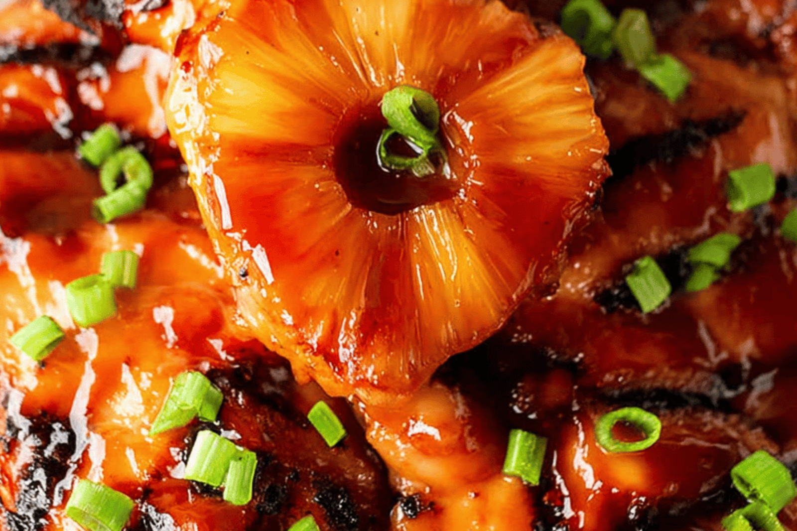 Hawaiian Huli Huli Chicken with Pineapple-Soy Glaze