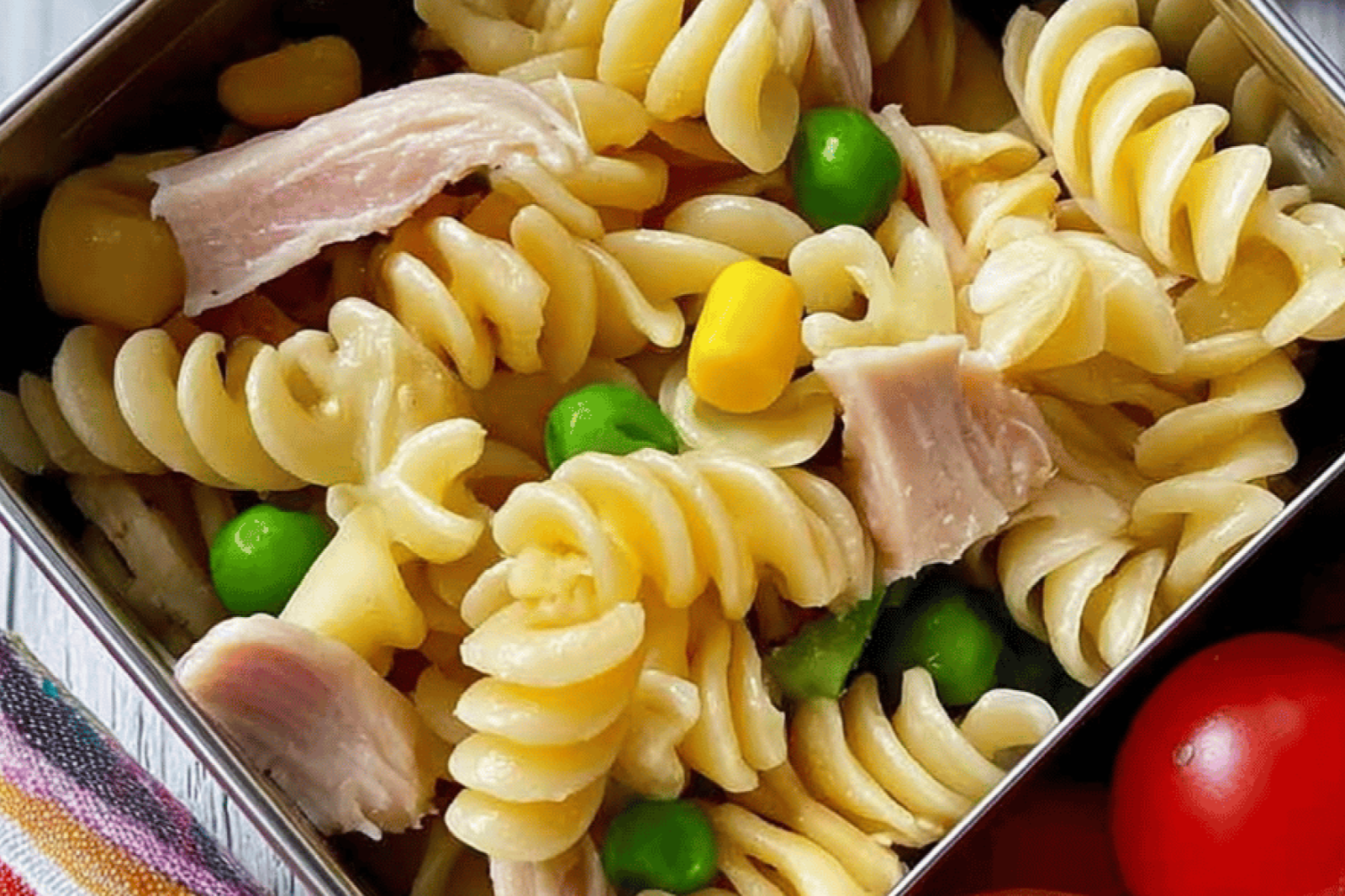 Kid-Friendly Spiral Pasta Salad