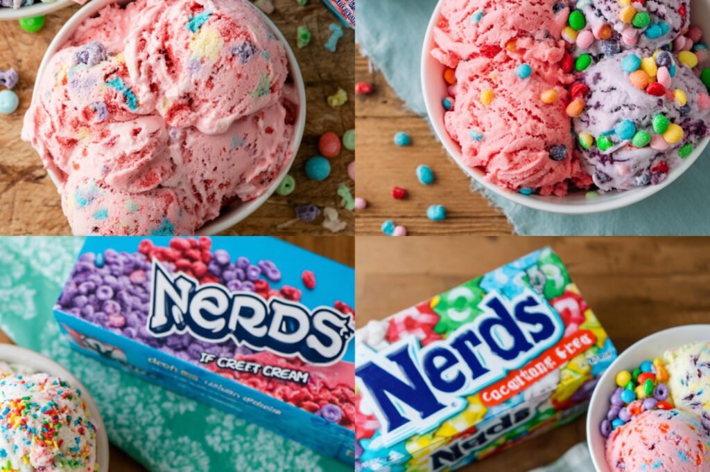 Nerds Strawberry Swirl Ice Cream Delight