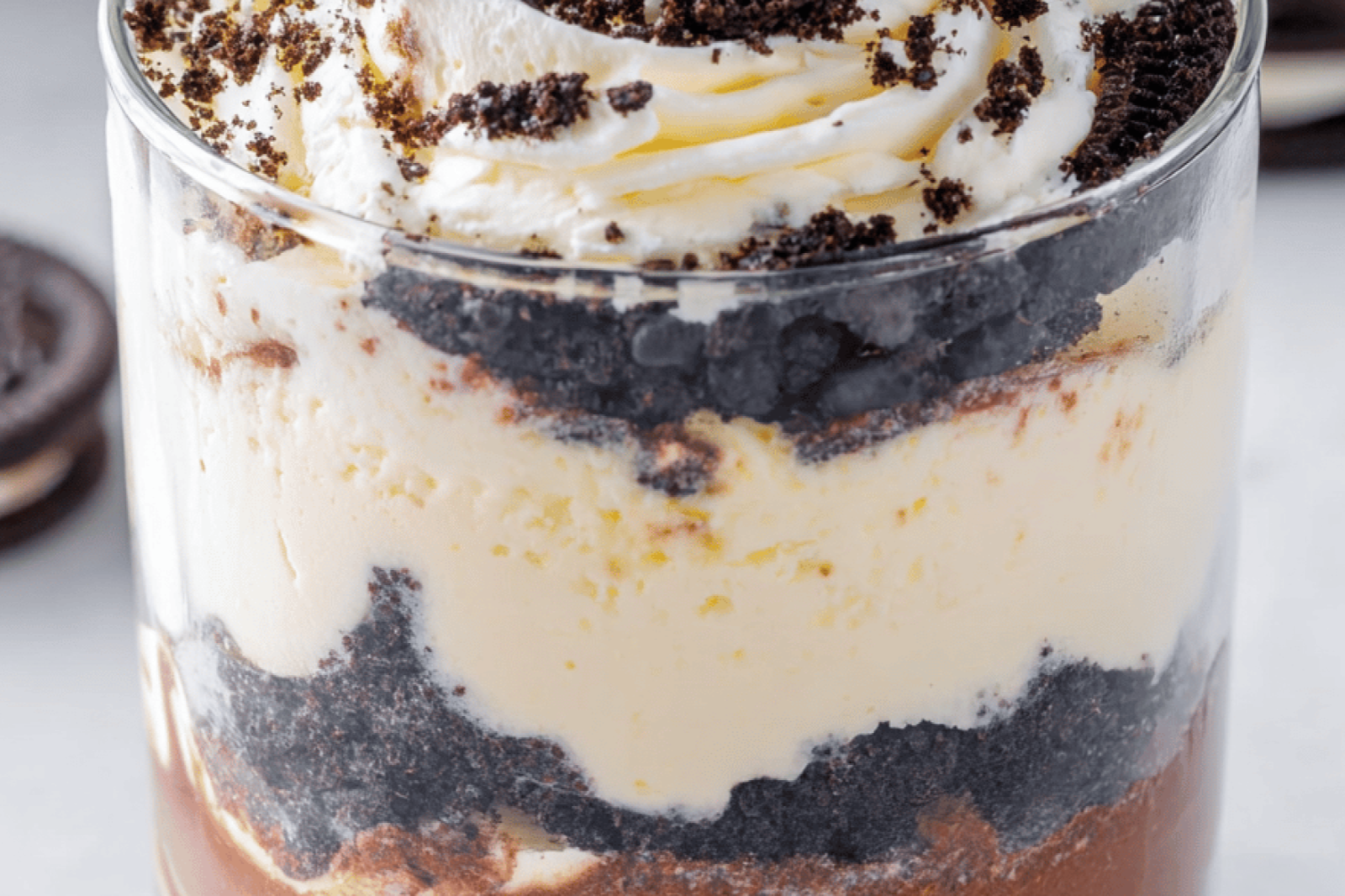 No-Bake Oreo Cheesecake Parfait Delight