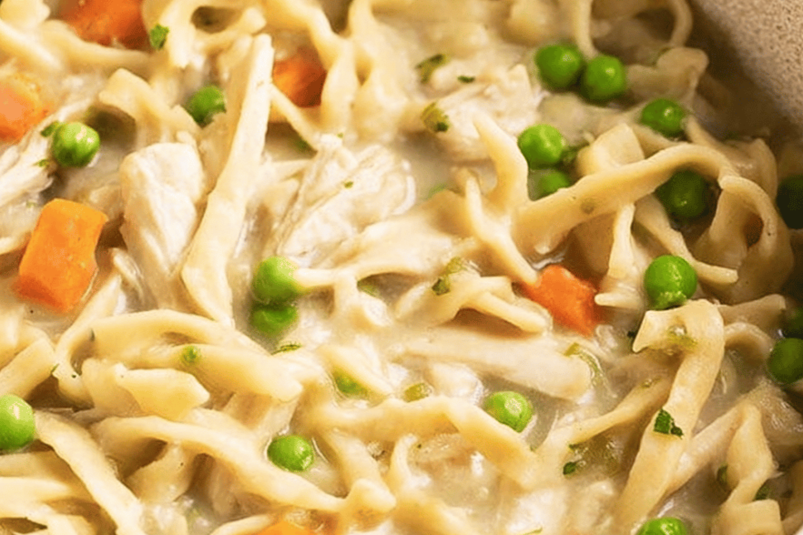 Quick Chicken and Noodle Dumpling Dinner