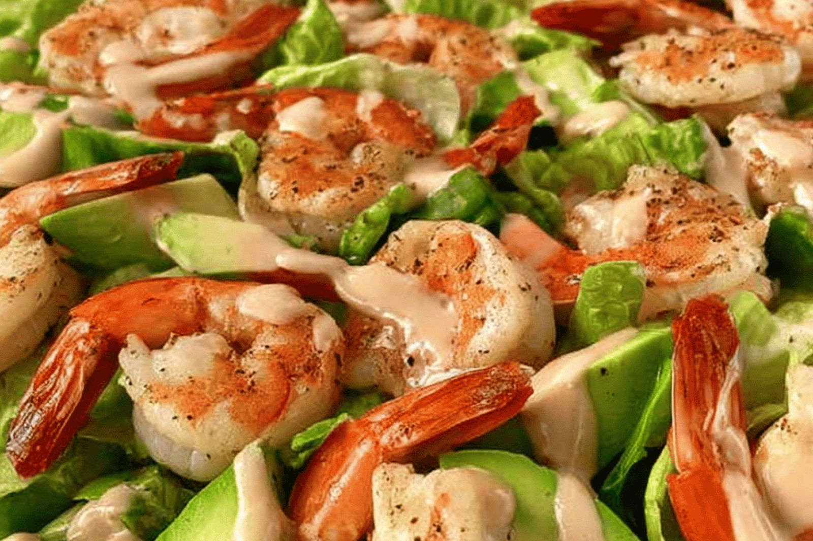 Quick Garlic Butter Prawn Cocktail Salad