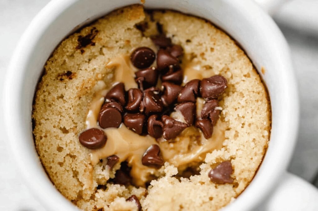 Quick Peanut Butter Mug Cake for One