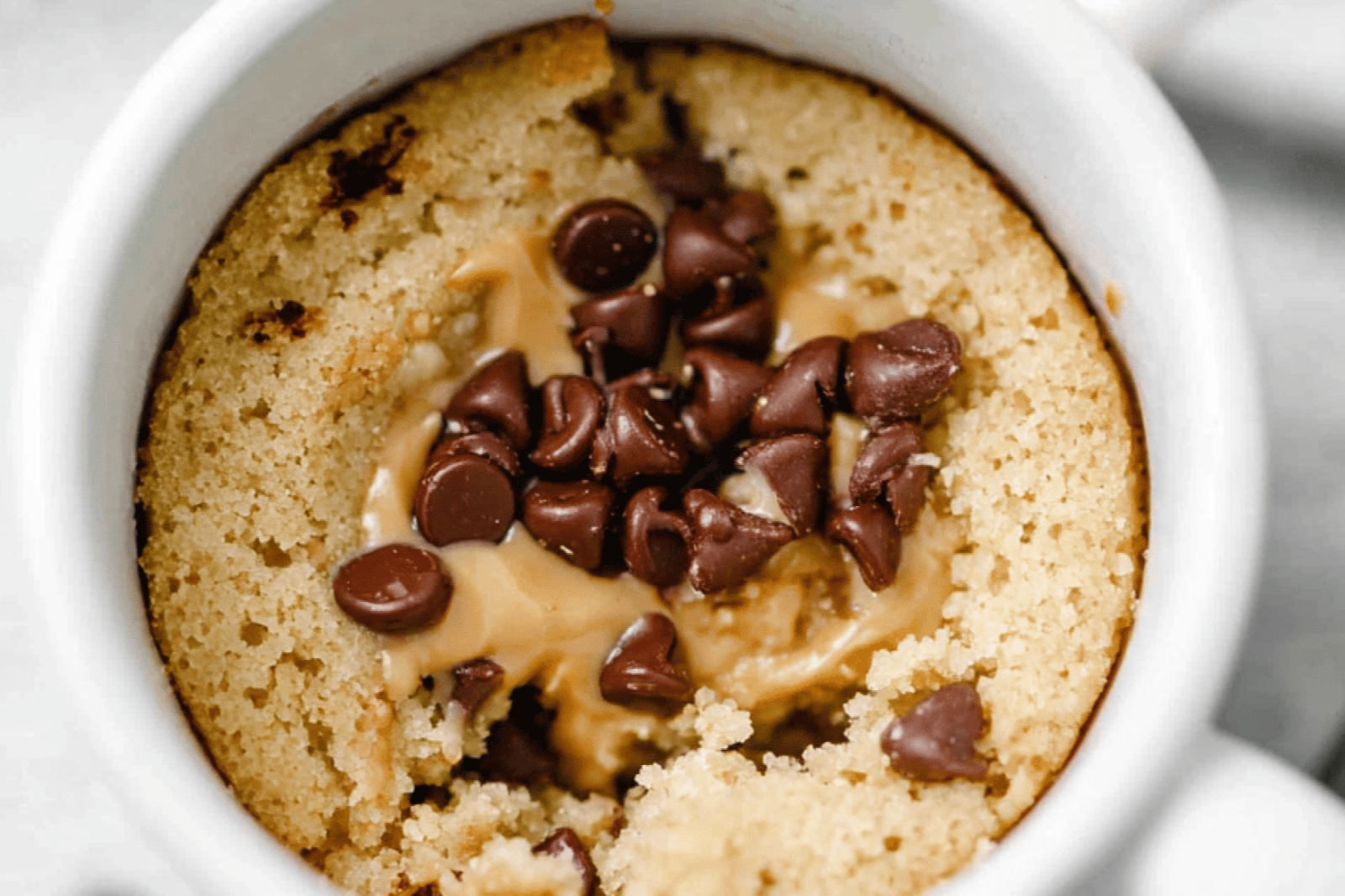 Quick Peanut Butter Mug Cake for One
