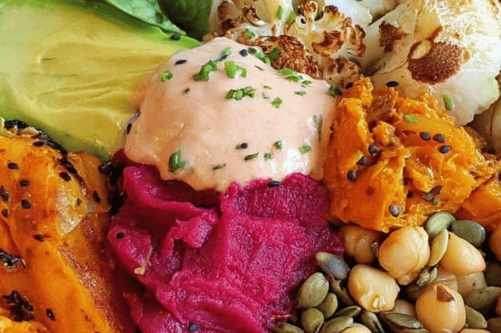 Roasted Chickpea Pumpkin Nourish Bowl