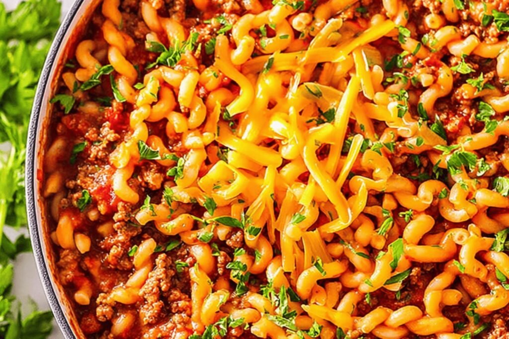 Sloppy Joe Pasta Twist for Family Fun