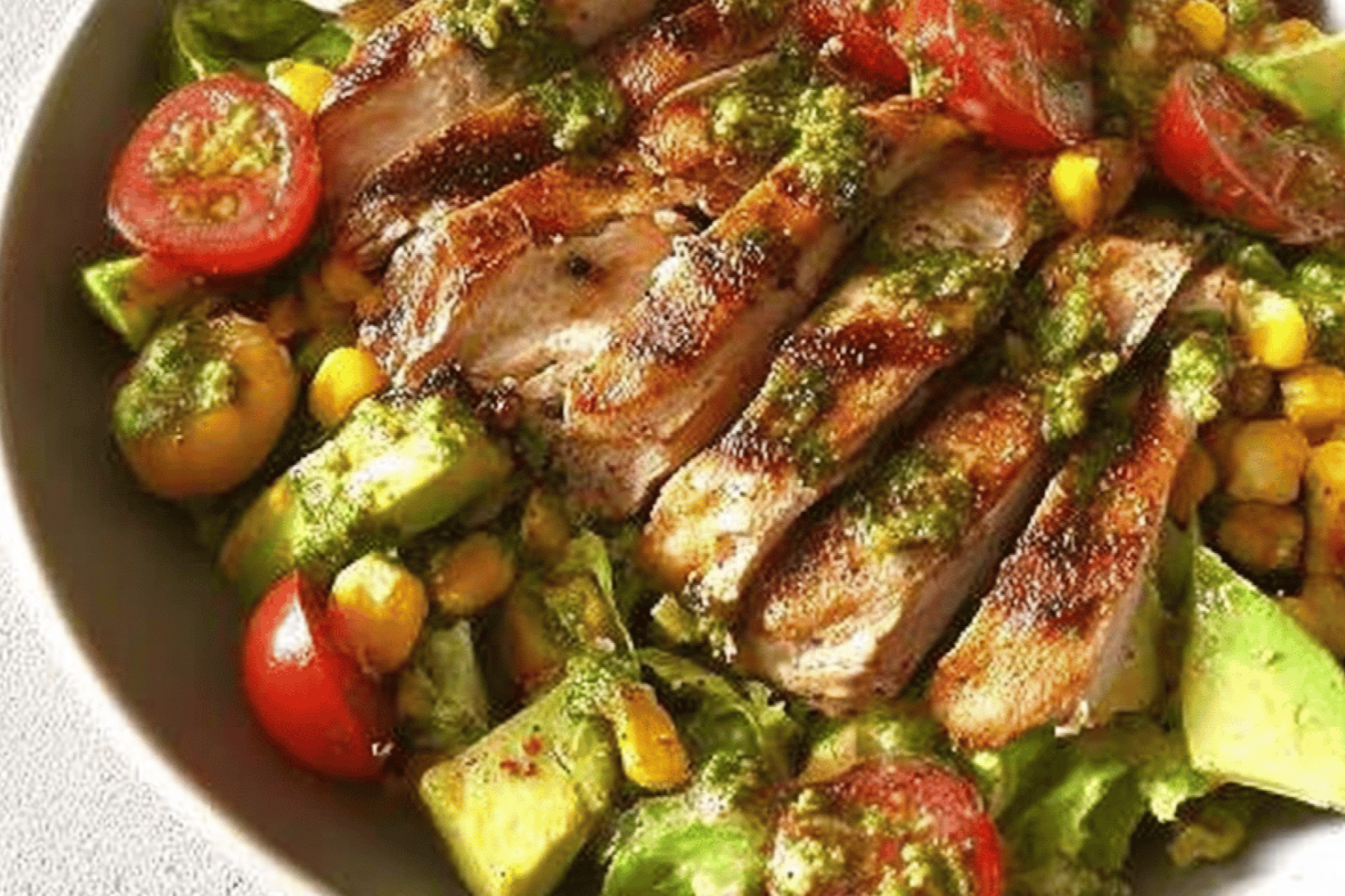 Smoky Summer Chicken Salad with Peaches