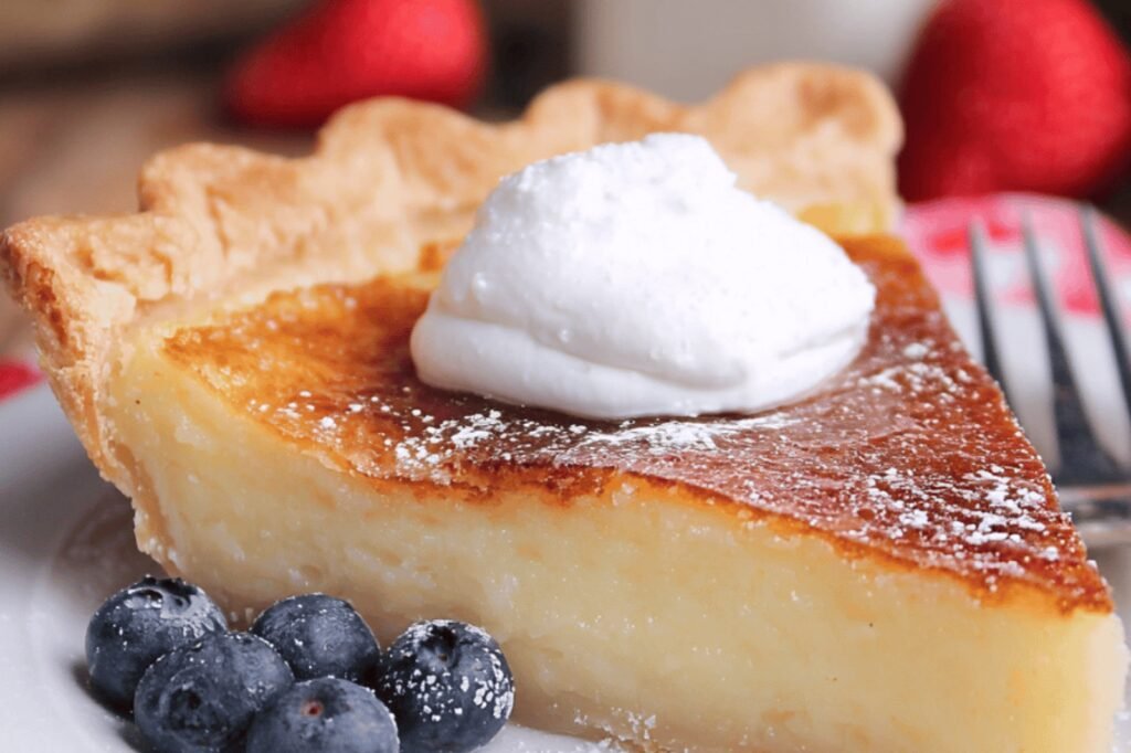 Southern-Style Creamy Buttermilk Custard Pie