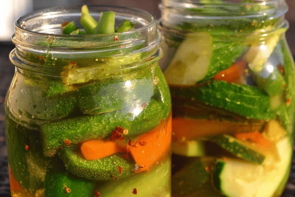 Spicy Sweet Honey Habanero Pickle Delight