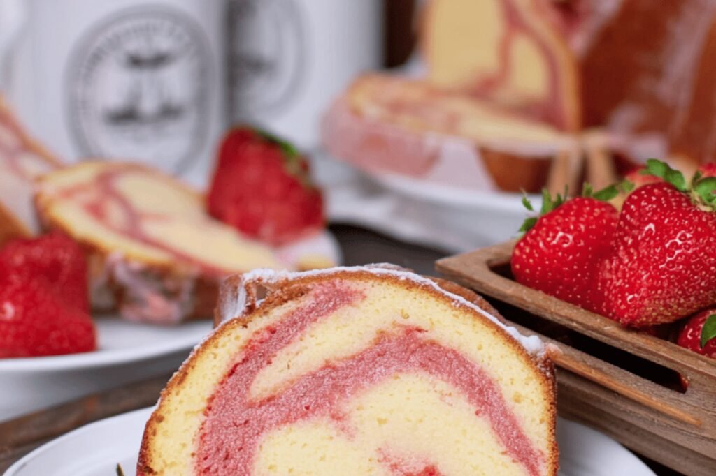 Strawberry Cream Cheese Pound Cake Recipe