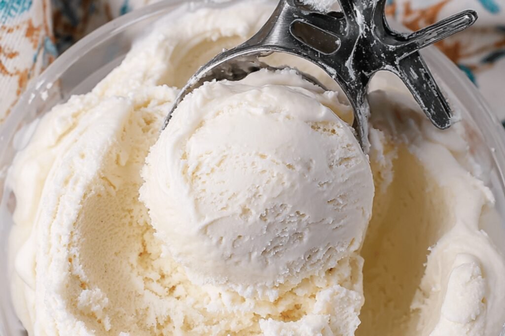 Tangy Sweet Sour Cream Ice Cream Delight