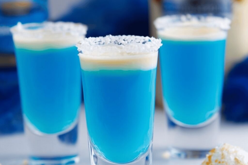 Tropical Jack Frost Coconut Party Shots