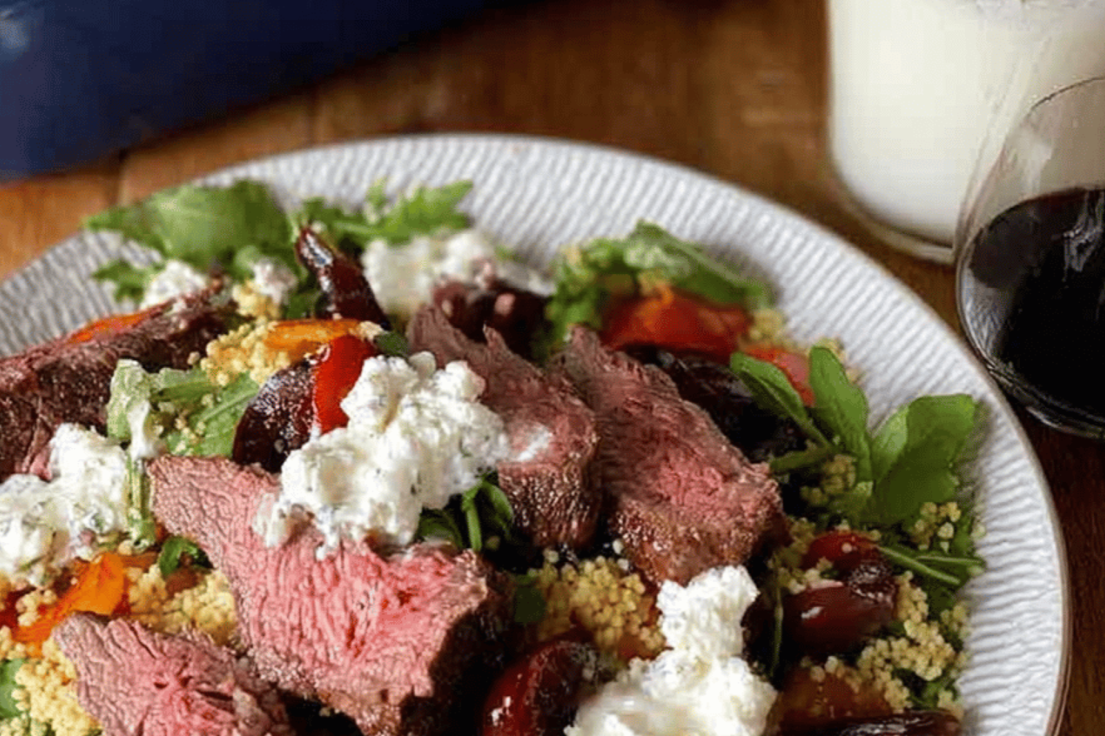 Venison Couscous Salad with Kumara and Beetroot