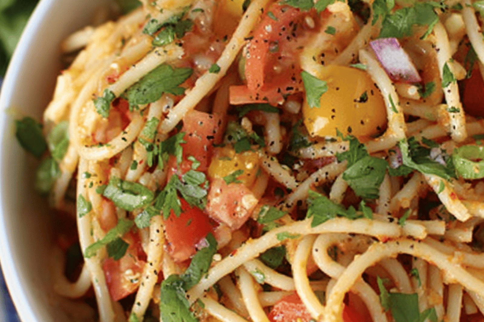 Zesty Italian Ranch Spaghetti Salad for Cookouts