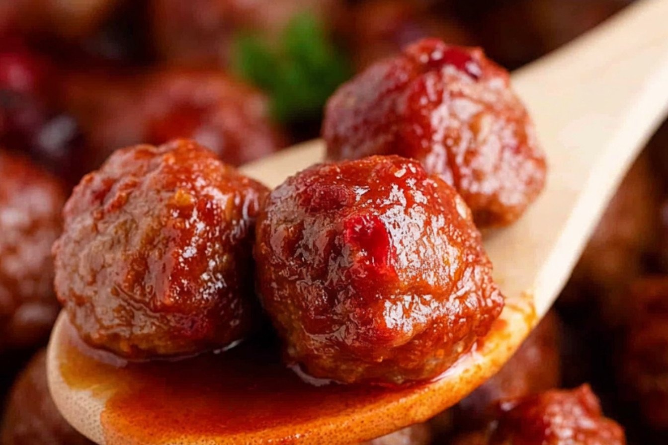 3 Ingredient Cranberry Meatball Recipe