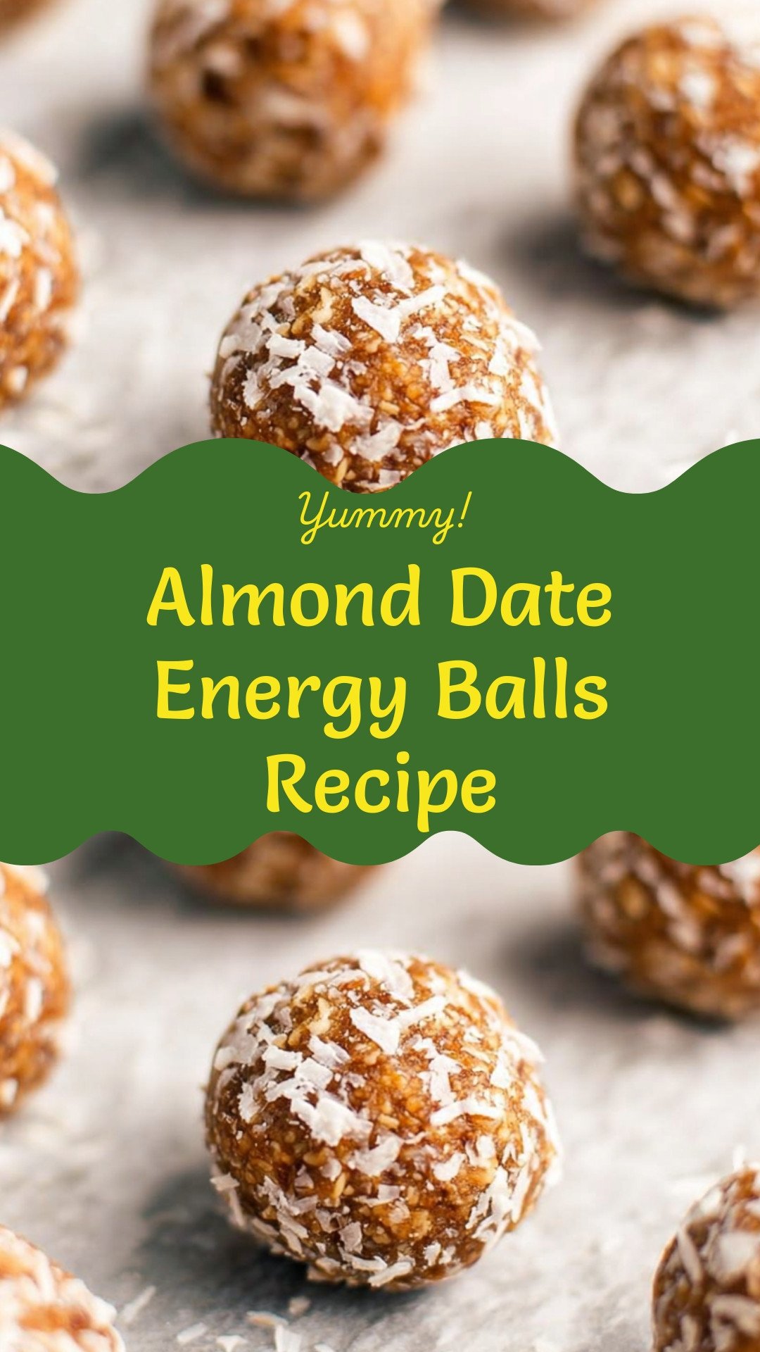 Almond Date Energy Balls Recipe
