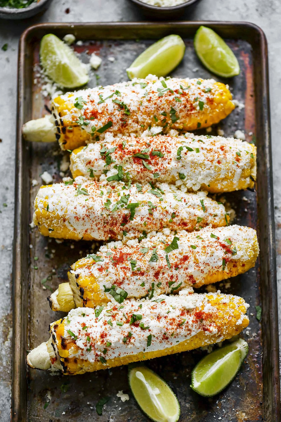 Authentic Mexican Street Corn Elotes Recipe