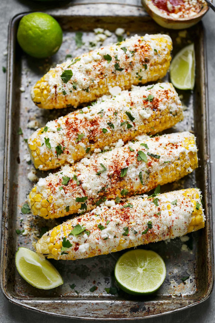 Authentic Mexican Street Corn Elotes Recipe