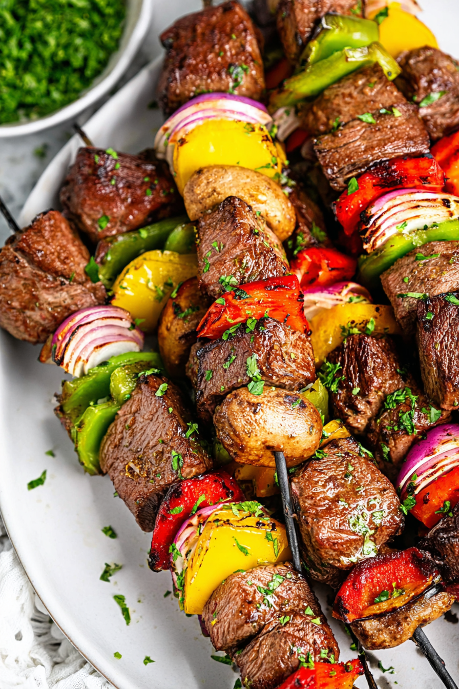 Beef Steak Kabob Recipe For Grilling