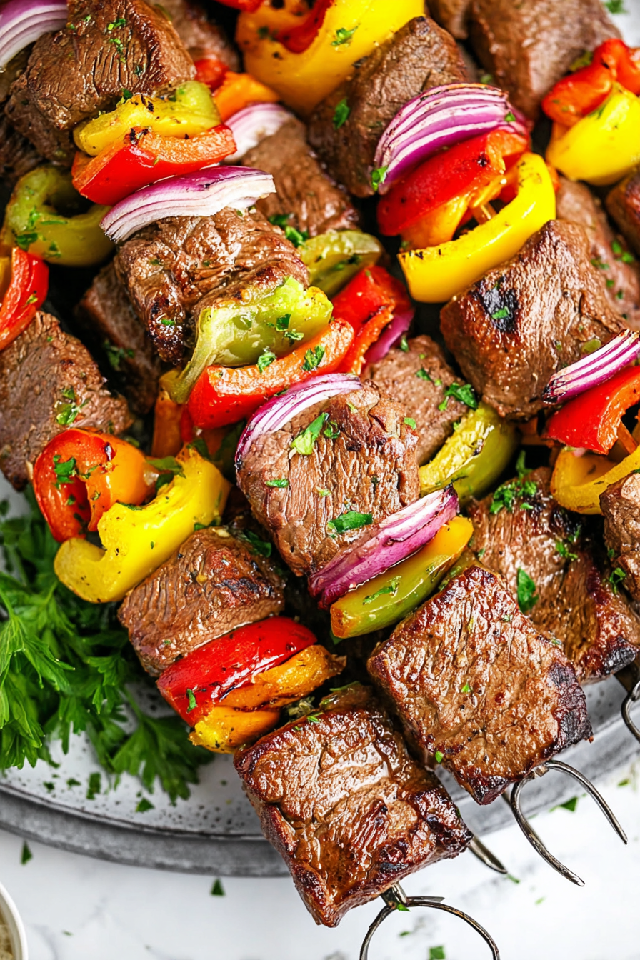 Beef Steak Kabob Recipe For Grilling