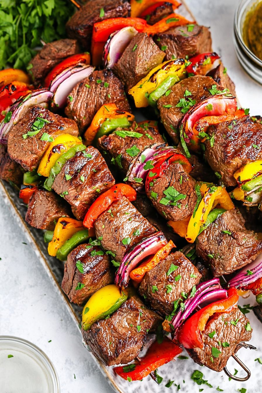 Beef Steak Kabob Recipe For Grilling