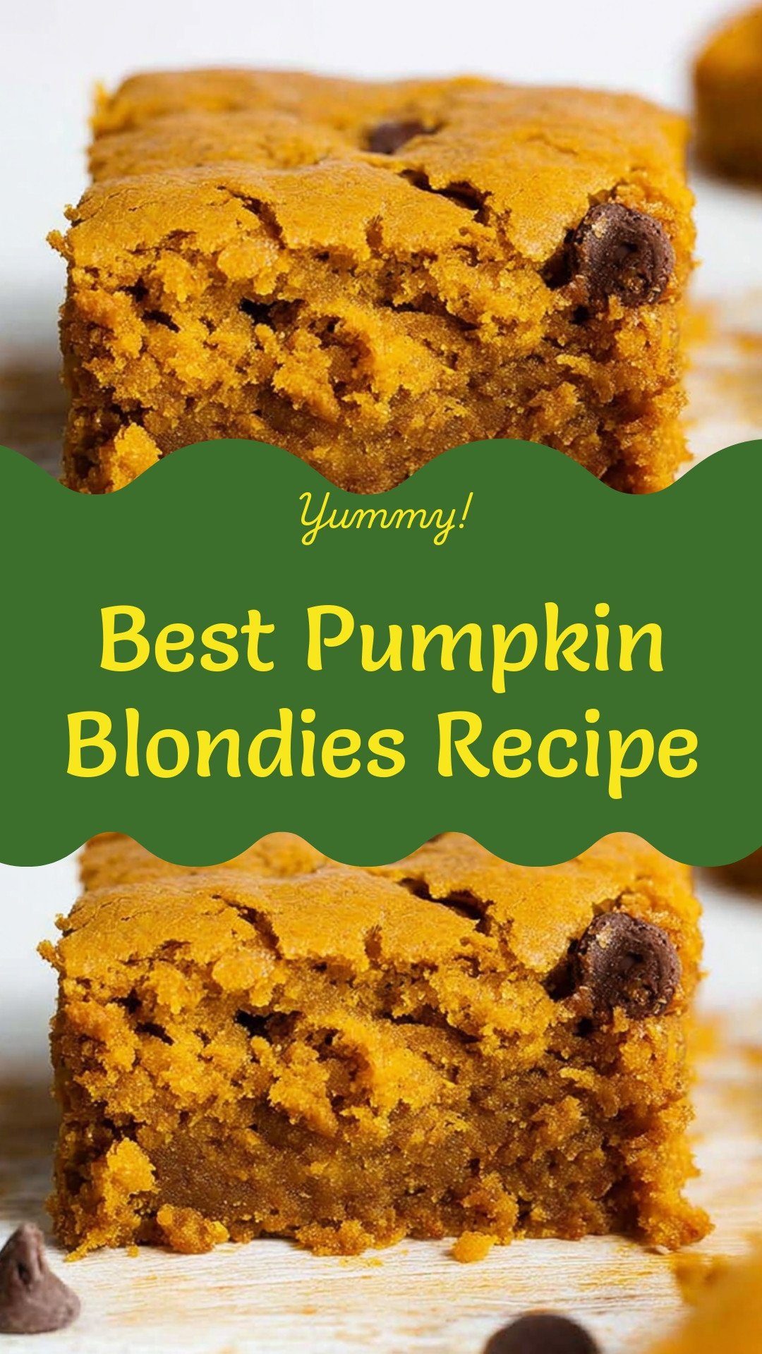 Best Pumpkin Blondies Recipe