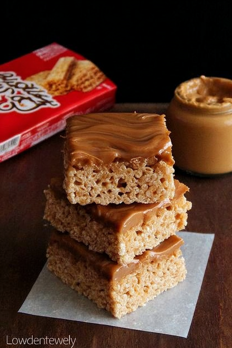 Biscoff Rice Krispie Treats Recipe