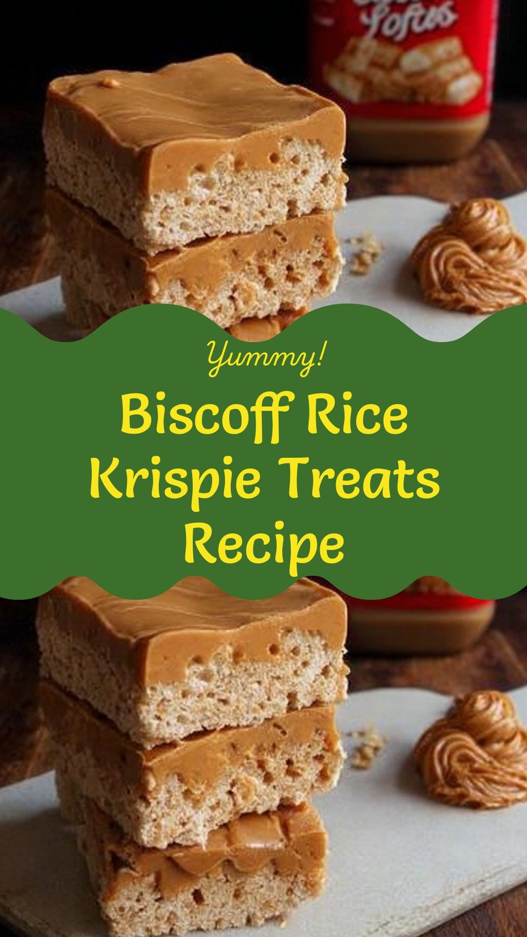 Biscoff Rice Krispie Treats Recipe