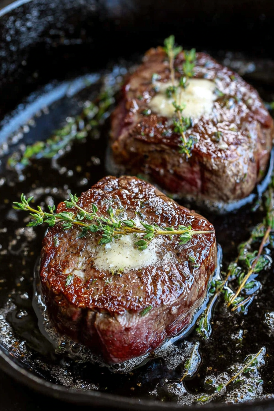 Cast Iron Pan Filet Mignon Recipe WonkyWonderful
