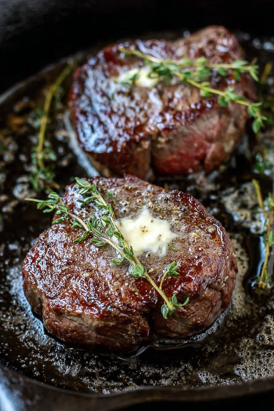 Cast Iron Pan Filet Mignon Recipe WonkyWonderful