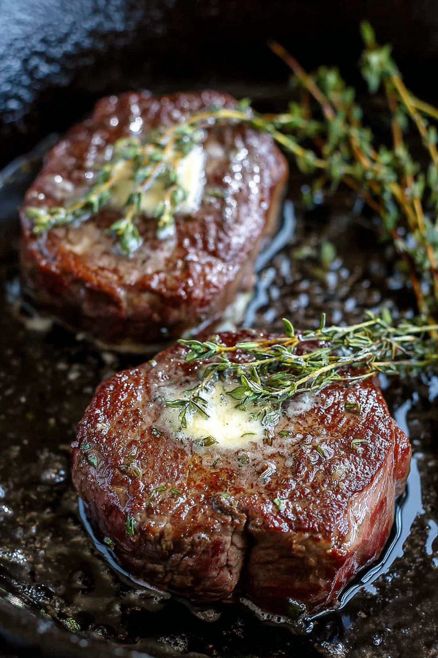 Cast Iron Pan Filet Mignon Recipe WonkyWonderful