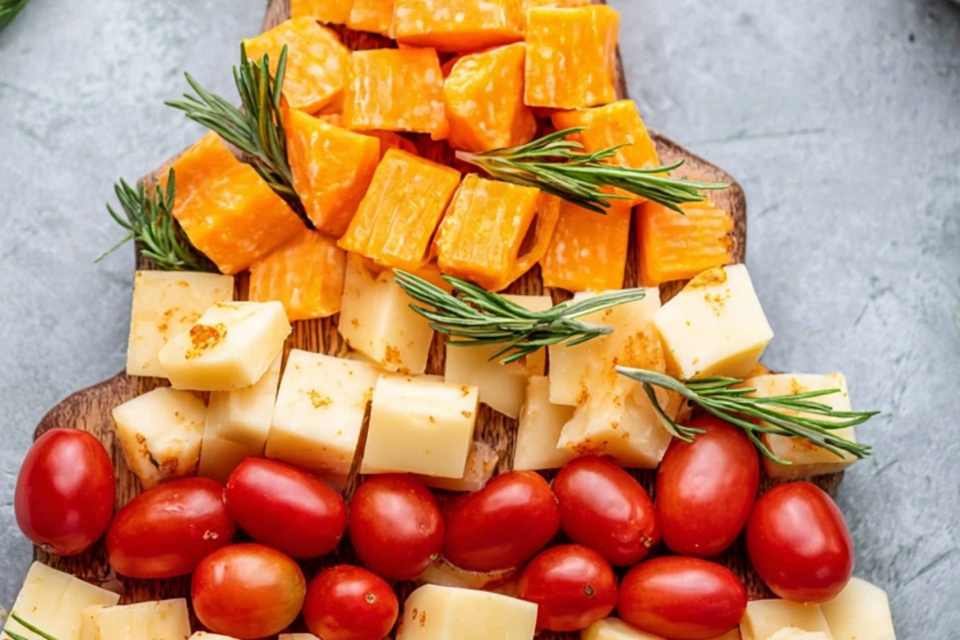 Christmas Tree Cheese Board Recipe