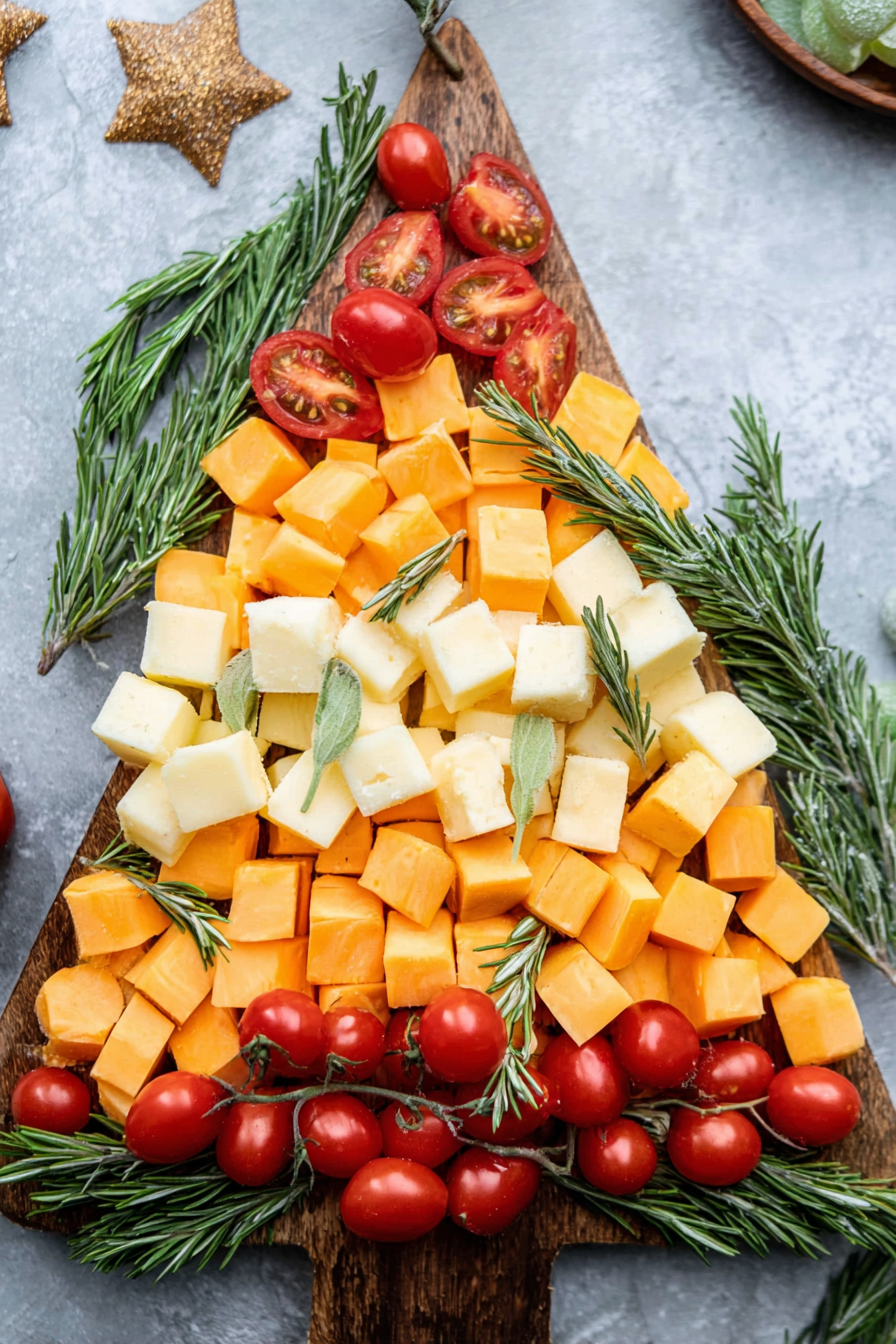 Christmas Tree Cheese Board Recipe