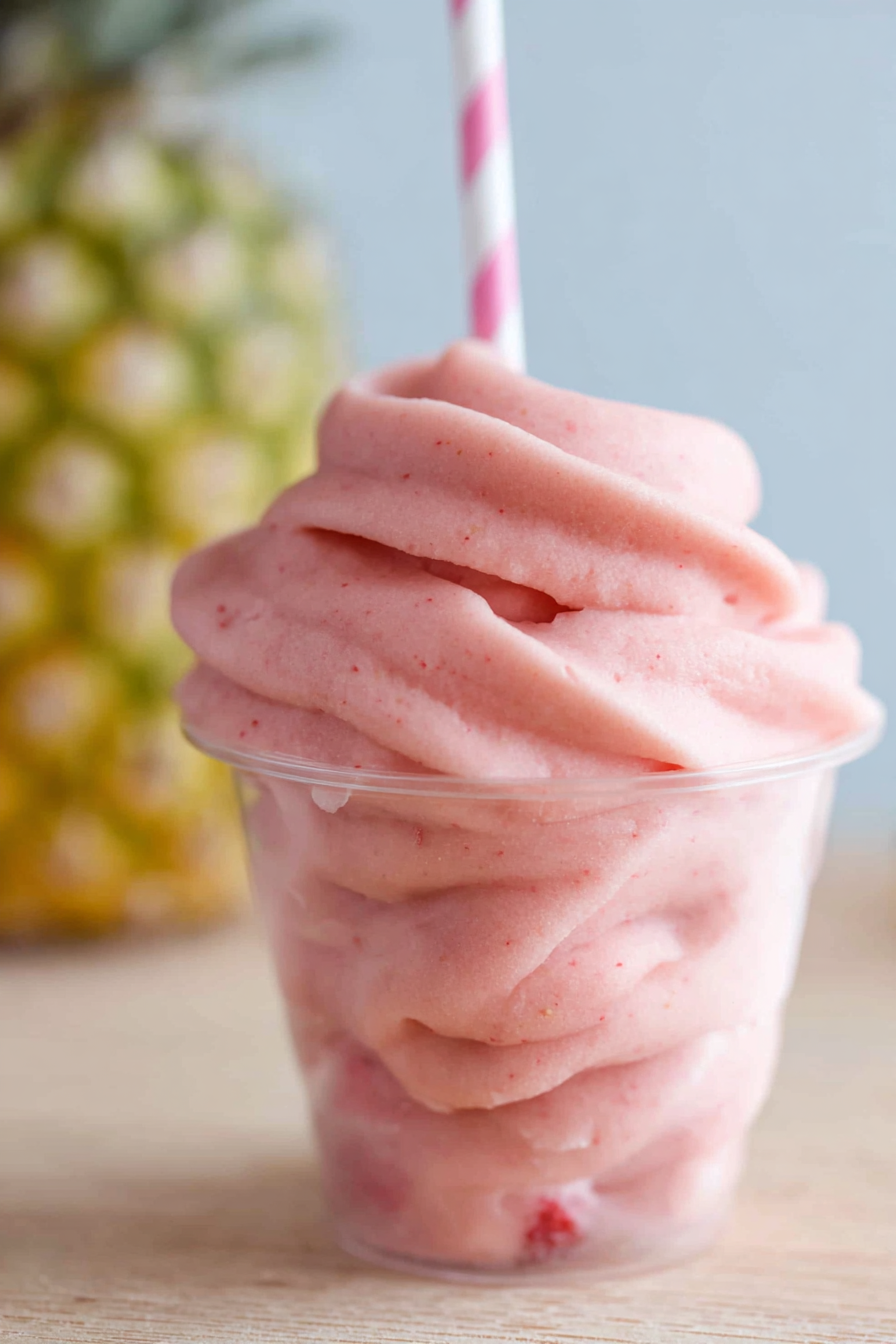 Copycat Disney Dole Whip Strawberry Recipe