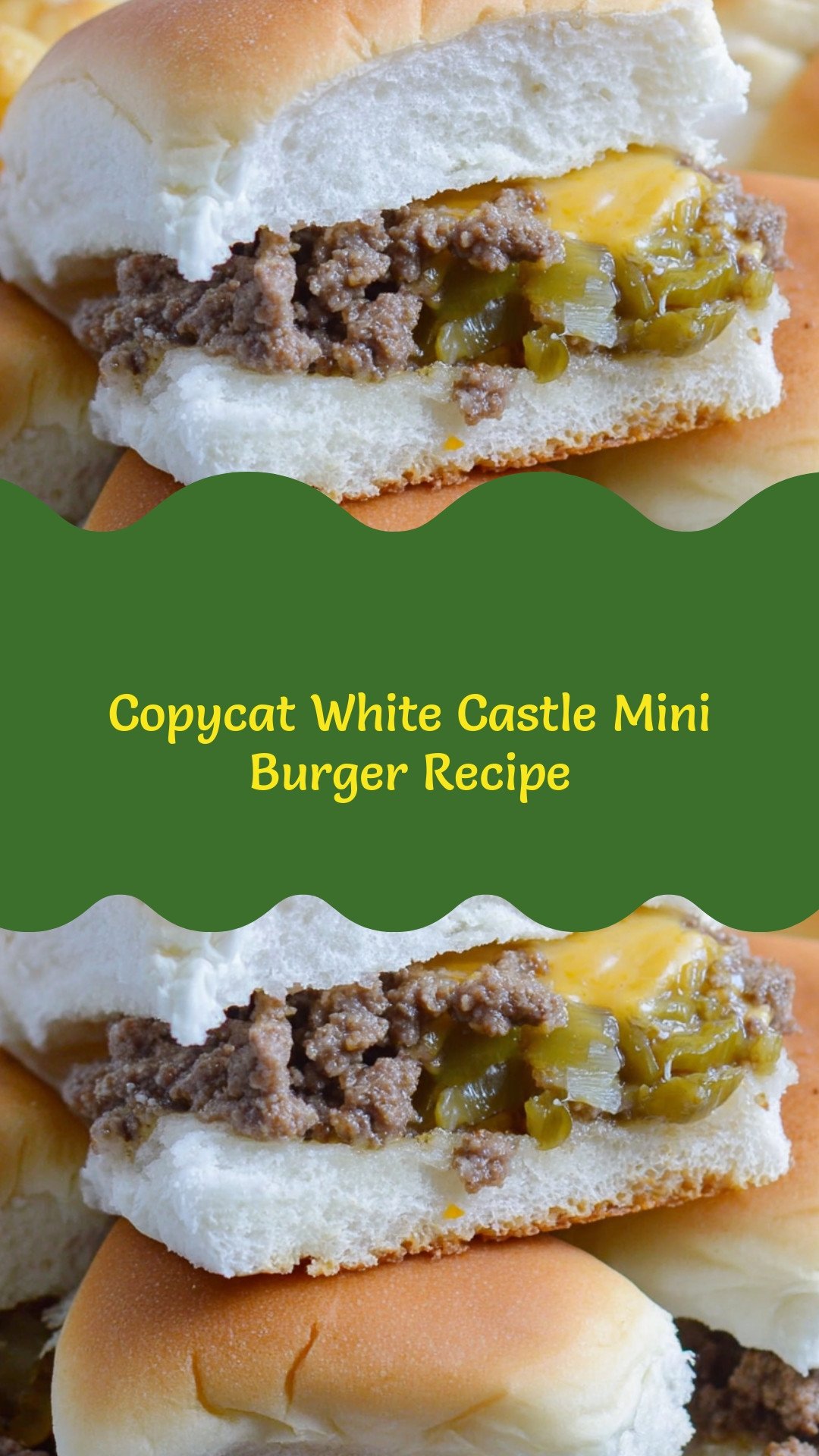 Copycat White Castle Mini Burger Recipe