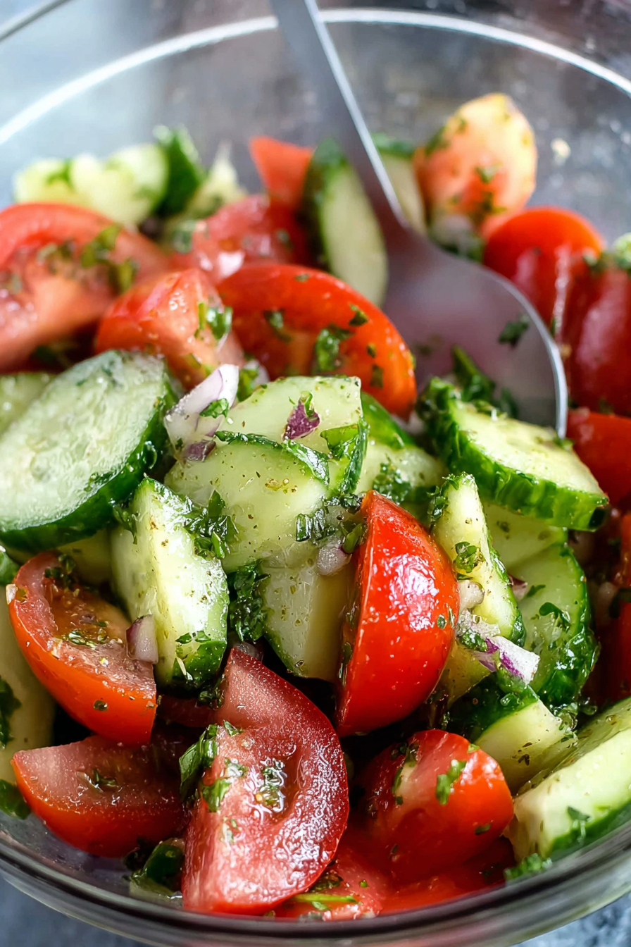 Cucumber Tomato Salad Recipe WonkyWonderful