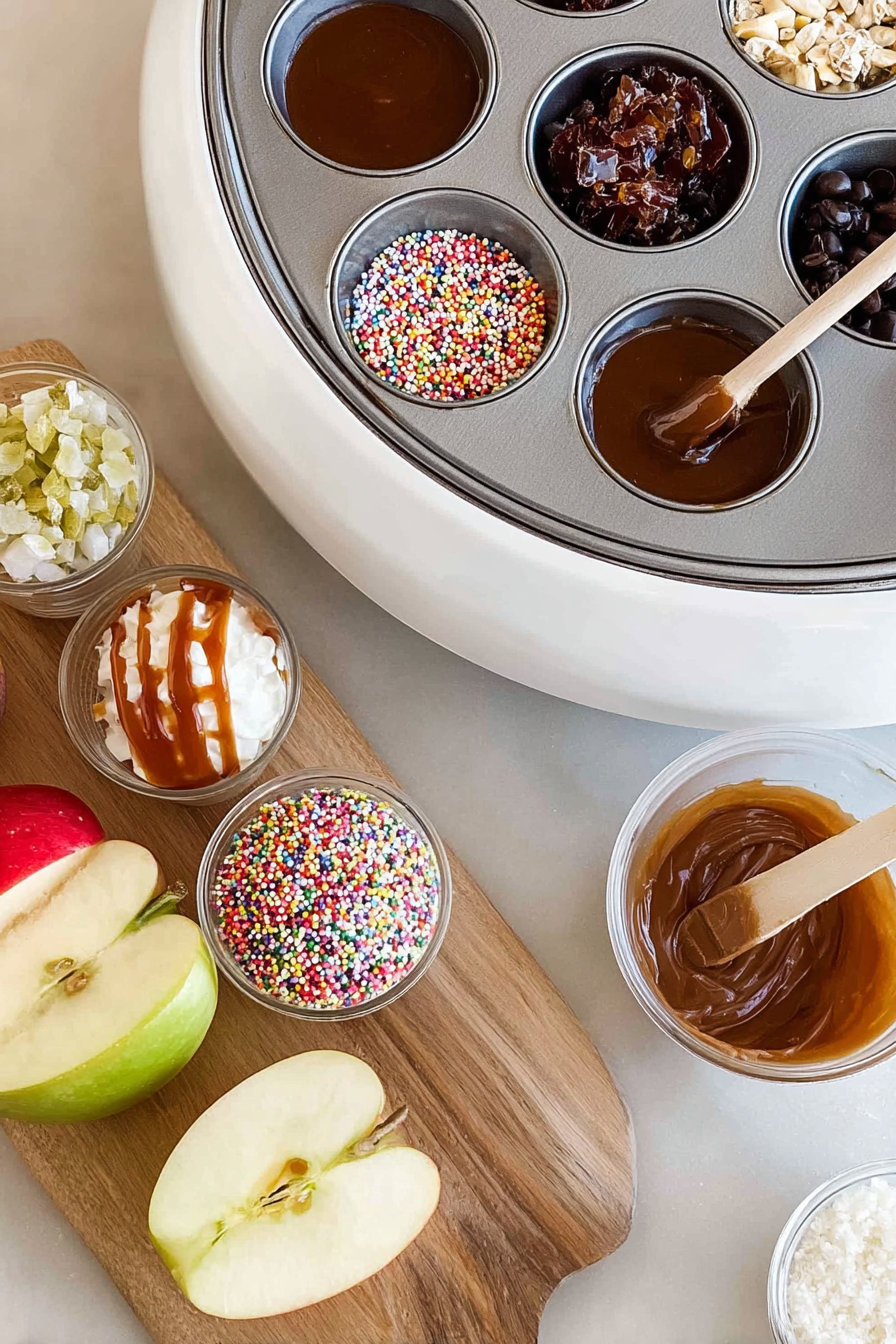 DIY Caramel Apple Bar Ideas