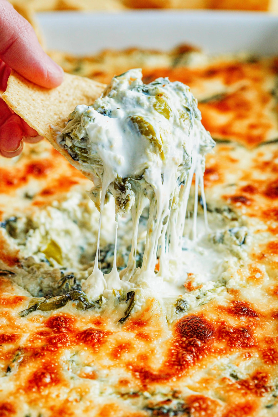 Easy Baked Spinach Artichoke Dip Recipe