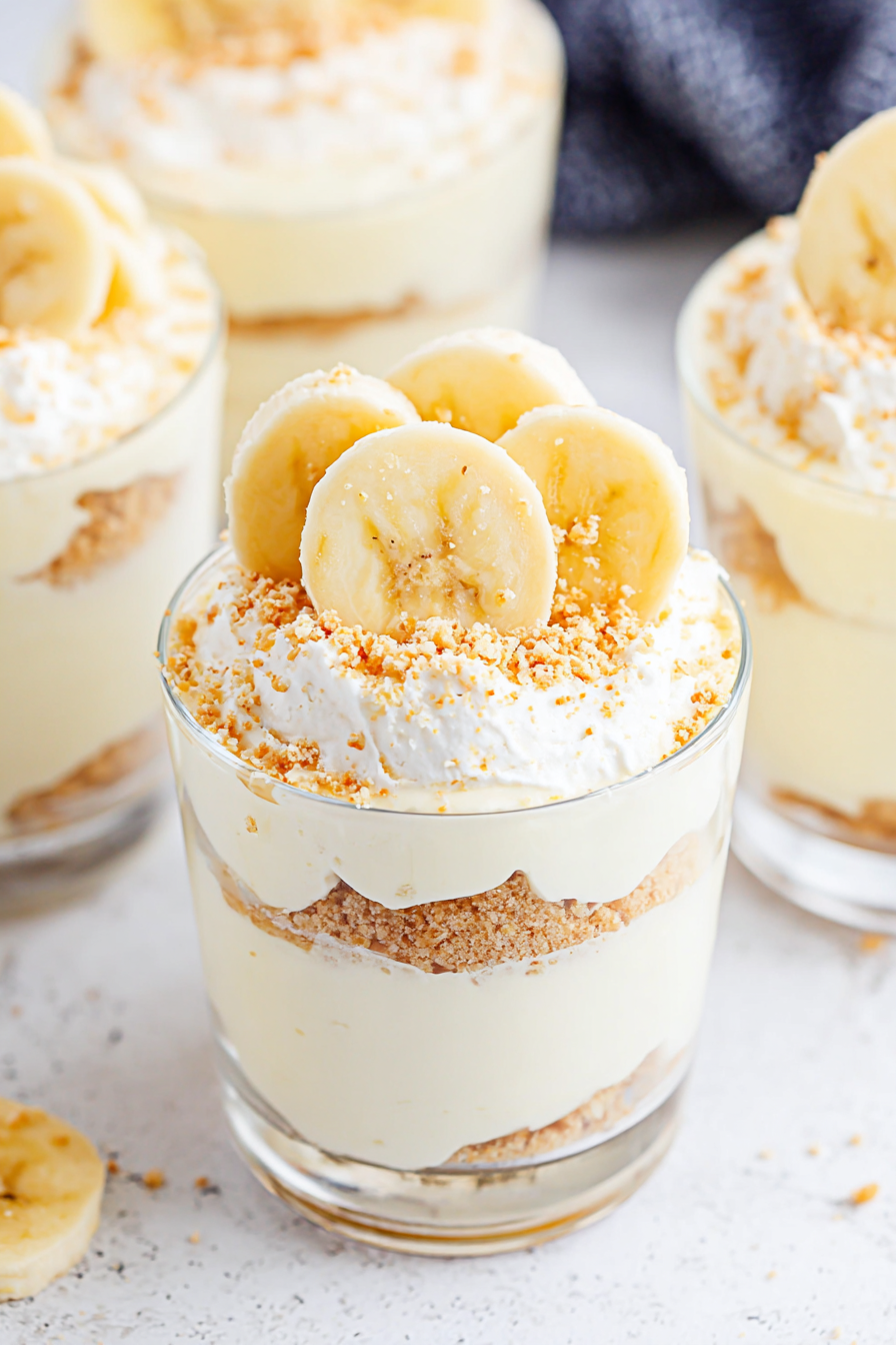 Easy Banana Pudding Cups Recipe