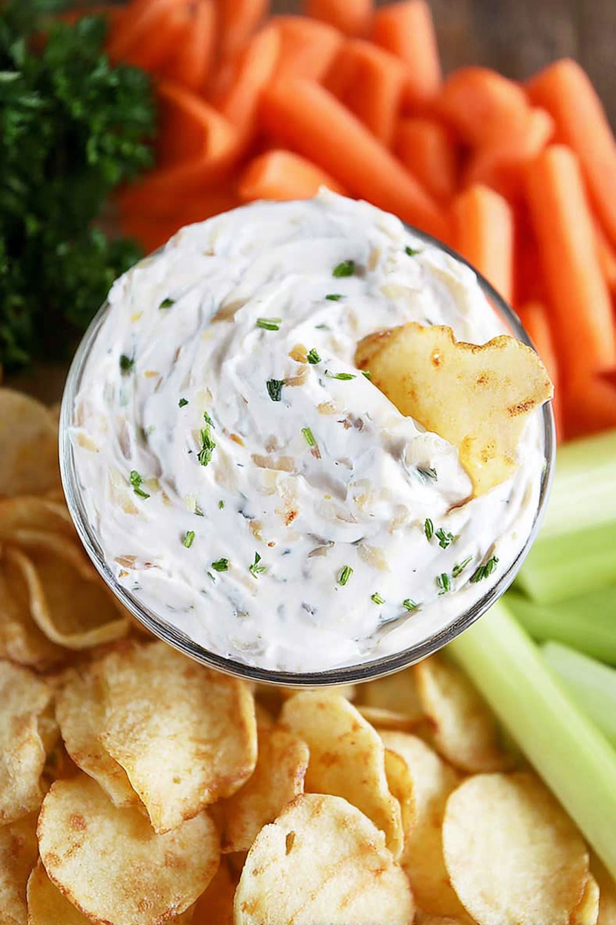 Easy French Onion Dip Recipe