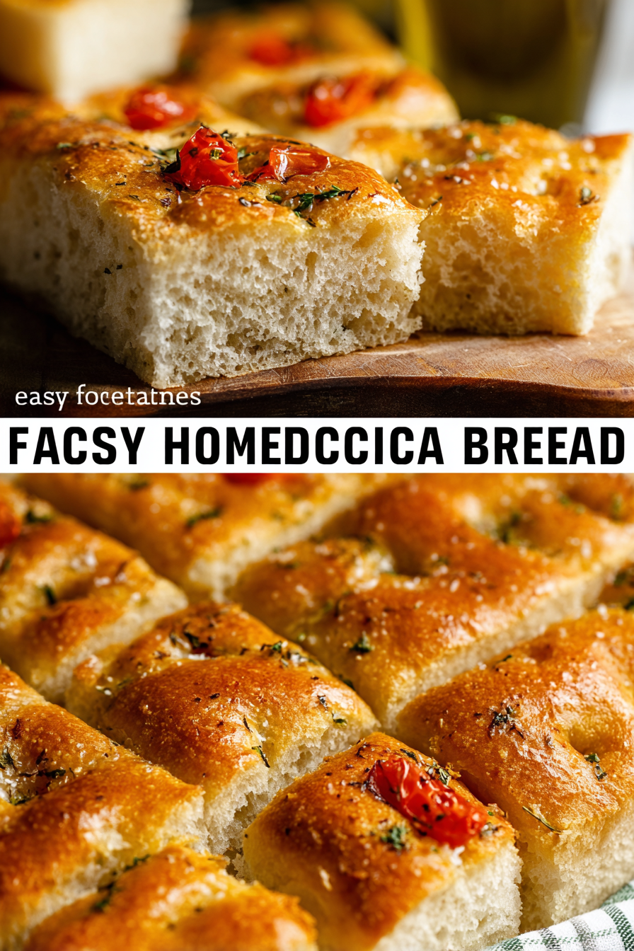 Easy Homemade Focaccia Bread Recipe