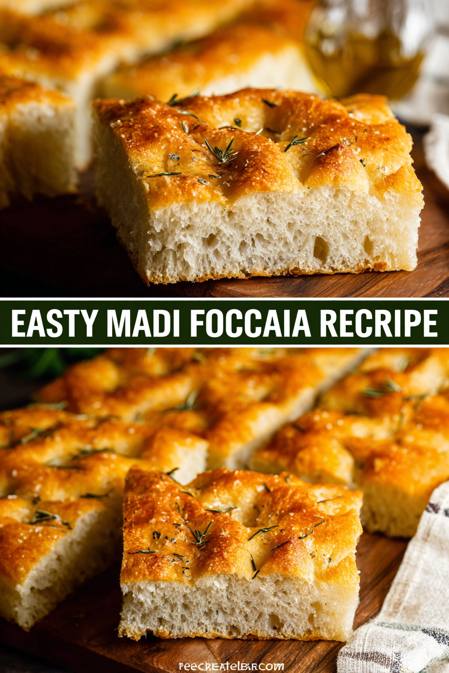 Easy Homemade Focaccia Bread Recipe