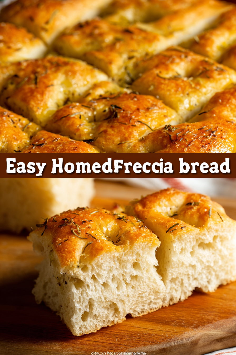 Easy Homemade Focaccia Bread Recipe
