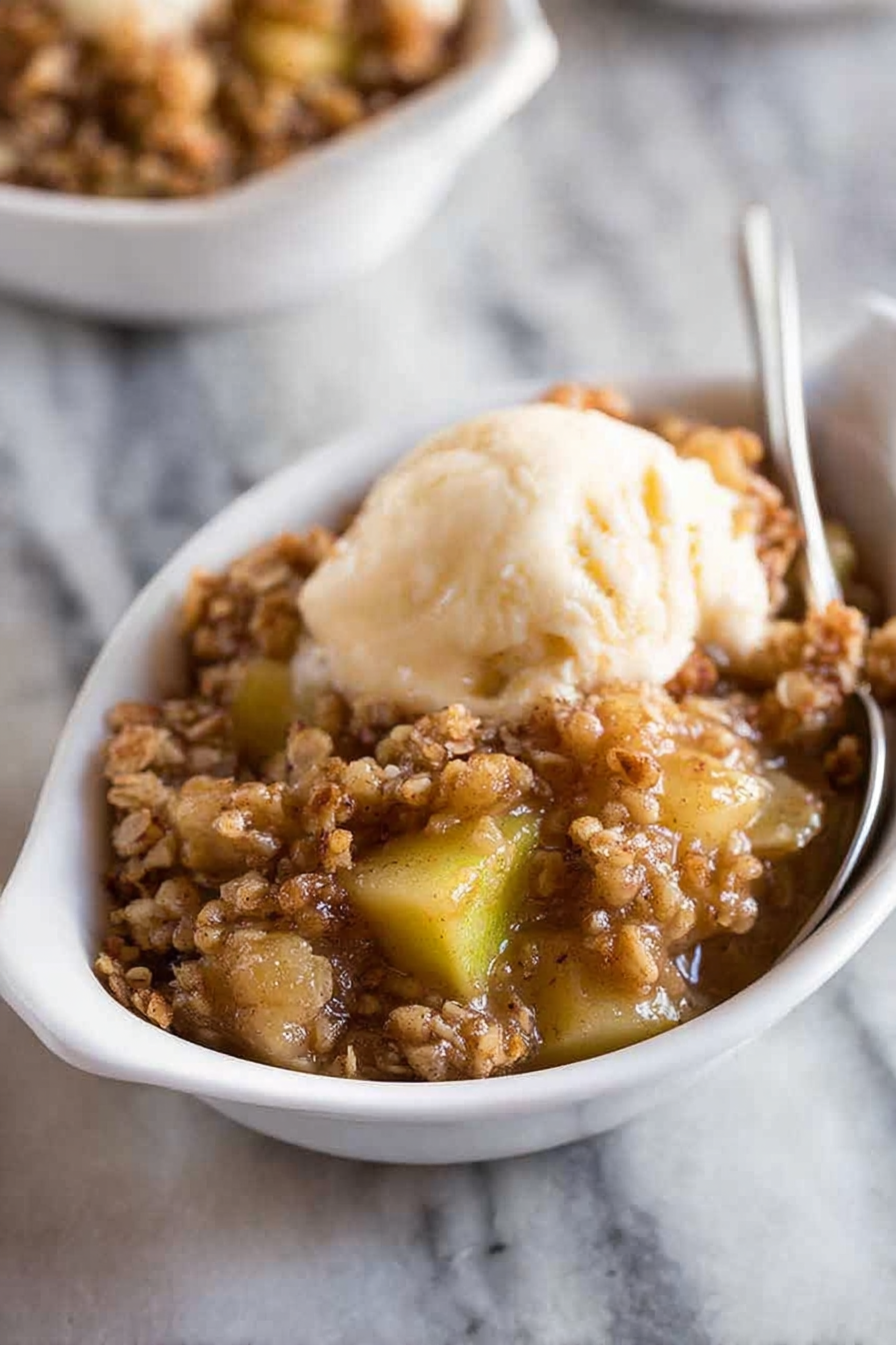 Easy Instant Pot Apple Crisp from Scratch