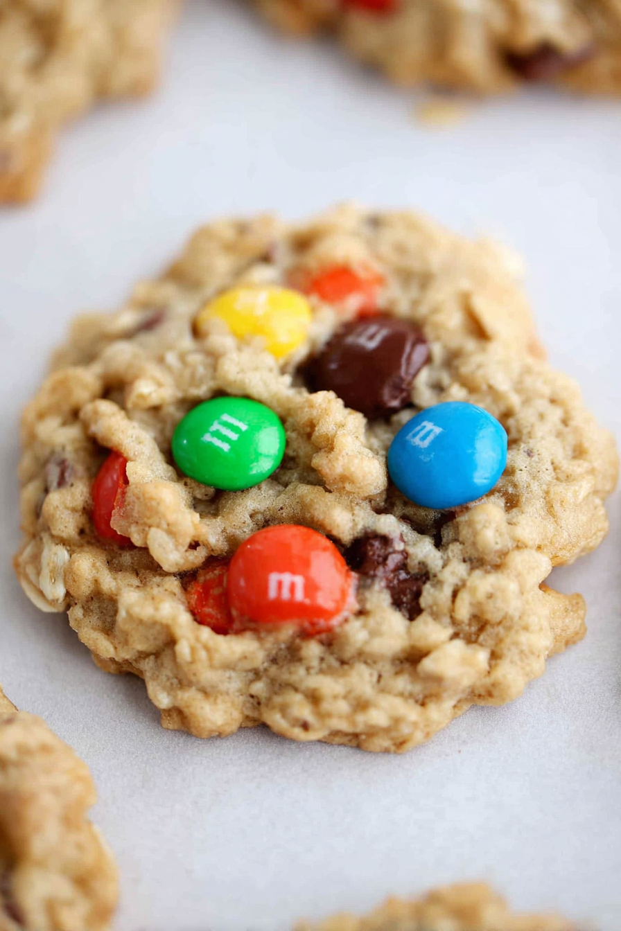 Easy Oatmeal M&M Cookies Recipe