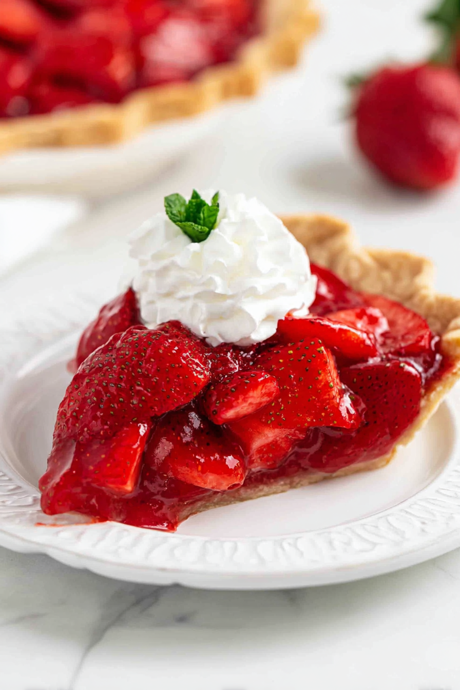 Easy Strawberry Pie Recipe from I Heart Naptime